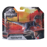 Figura Velociraptor Jurassic World Conjunto De Ataque Mattel