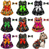 Silkfly 8 Piezas De Vestidos De Perro De Halloween Divertido