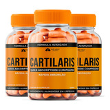 Suplemento Em Cápsula Cartilaris  Cartilaris Original Curcuma Em Pó Cartilaris Original Sabor  Without Flavor Em Pote De 105ml 60 Un  Pacote X 3 U