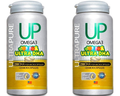 Kit 2 Unidades Omega Up Junior Ultra Dha (120 Microcápsulas)