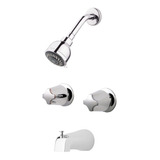 Pfister Lg03-6110 - Grifo Para Bañera Y Ducha Con Asas De Me