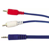 Cable 3,5mm Estereo A 2 Rca 8mts L4563-8 Audio Sonic