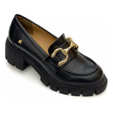 Zapato Mocasín Dama Salamandra 242-3695-h Casual Chunky