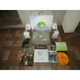 Xbox Cristal Con Caja, Manuales Y Juego
