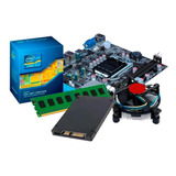 Kit Upgrade Intel I5 3.1 Placa Mãe Intel H61 + 8gb Ssd 240gb