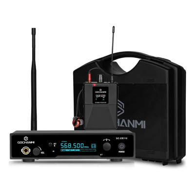 Sistema Monitores Gc Er110 Estereo In Ear Bluetooth 1 Canal Color Negro | Meses sin interés