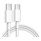 Cable De Datos 1m Usb C - Usb C - Compatible Con iPhone 15