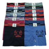 Boxer Largo Y Amplio Caballero 6 Piezas Lycra Unitalla