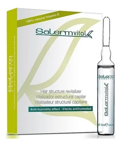 Salerm Vital Ampolletas Vitalizador Estructural Capilar 10ml