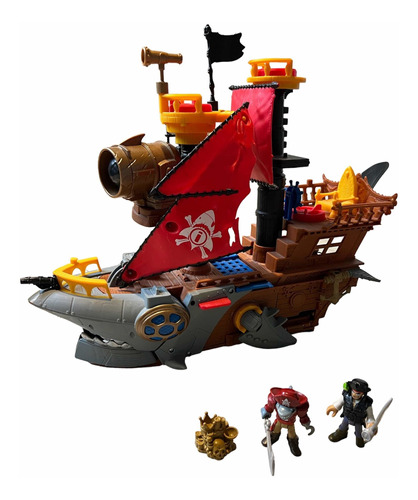 Espectacular Barco Pirata Fisher Price Imaginext