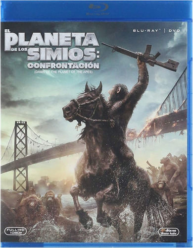 El Planeta De Los Simios Confrontacion  Bluray + Dvd