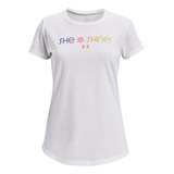 Camiseta Ua She Shines Gradie 1374178-100-022