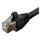 Cabo Rede Blindado Stp Cca Cat6 2,5mts Preto - Montado