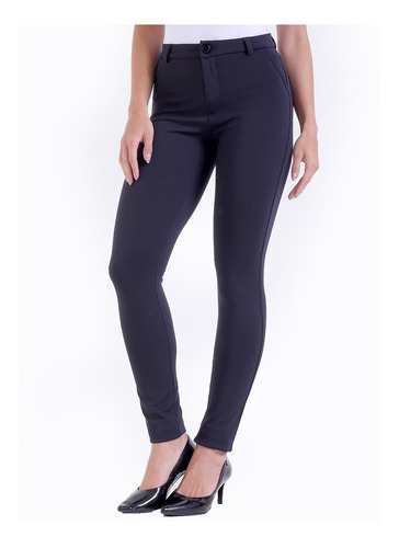 Calça Feminina Tipo Social- Alta-  Malha Grossa P/ Uniforme