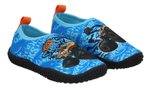 Zapato Agua Infantil Monster Trucks Nuevo Hot Wheels