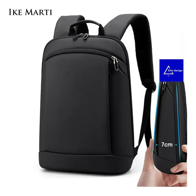 Mochila Delgada Para Portátil Para Hombre, Bolsa De 15.6 Pul