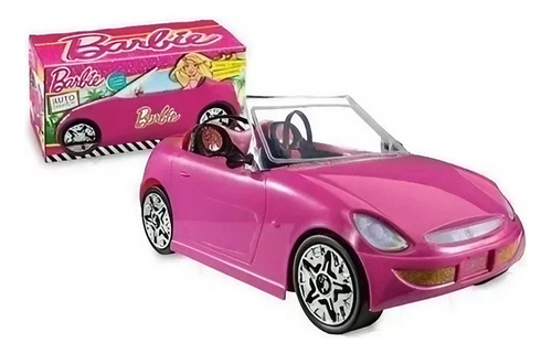 Auto Barbie Fashion Original Tv Con Accesorios Y Stickers  