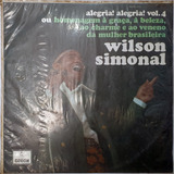 Lp Disco Wilson Simonal - Alegria! Alegria! Vol. 4