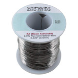 Chip Quik Alambre De Soldadura 63/37 Estano/plomo Colofonia 