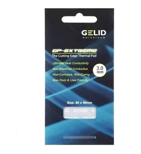 Thermal Pad Térmico Gelid Gp-extreme 80mmx40mm 3.0mm 12 W/mk
