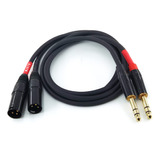Wjstn -024 Cable Trs A Xlr Macho De 1/4 Pulgadas, Enchufe Tr