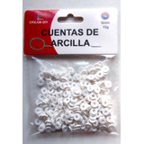 Cuentas De Arcilla Blancas 15 Gramos 