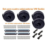 Vivo Salpicaderas Vw Sedán Vocho  4 Piezas Negro Kit