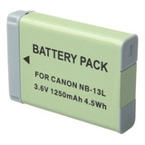 Bateria Nb-13l Generica Para Camara Canon 1250mah 3.6v