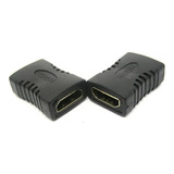 Adaptador Cople Conector Hdmi Hembra A Hembra 2 Piezas