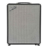 Amplificador Fender Rumble Series 200 Transistor Para Bajo De 200w Color Negro/plata 220v