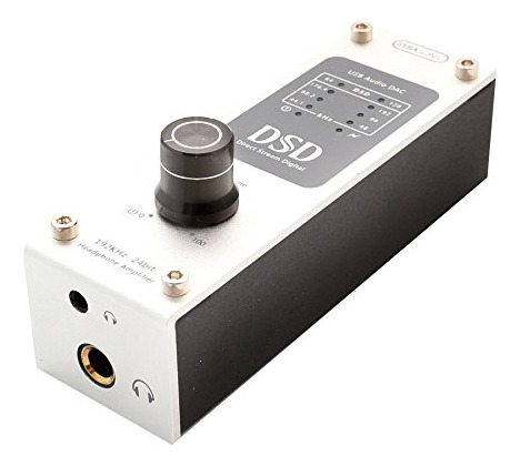 Amplificador Y Dac Usb Portátil Dsd 192 Khz / 24bit Para