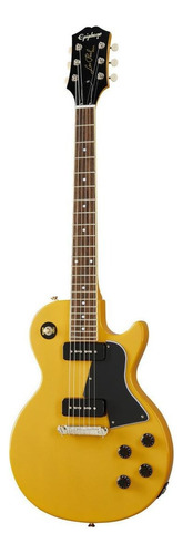 Guitarra Eléctrica EpiPhone Original Collection Les Paul Special De Caoba Tv Yellow Brillante Con Diapasón De Laurel Indio