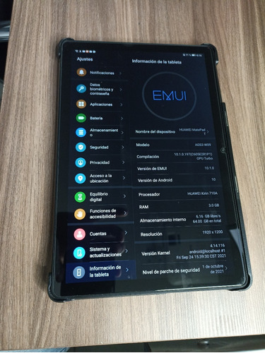 Tablet  Huawei Matepad T 10s 10.1  64gb Con 3gb Ram