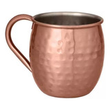 Caneca Moscow Mule Inox Rose Bronze Drink 500ml