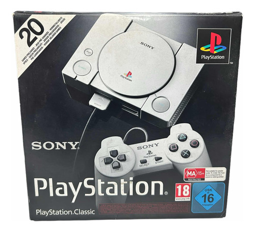 Playstation Classic Mini Europeu 20 Jogos Na Memória