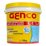 Cloro Granulado 3 Em 1 Multi Ação 10kg  Genco