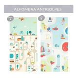 Alfombra Manta  Antigolpes Reversible Y Plegable 160 X 180 