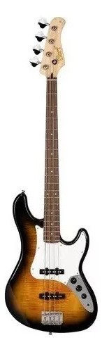 Cort Gb24jj 2t Bajo Eléctrico Sunburst Para Diestro