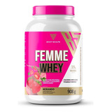 Whey Protein Femme Feminino 908g - Body Shape Morango