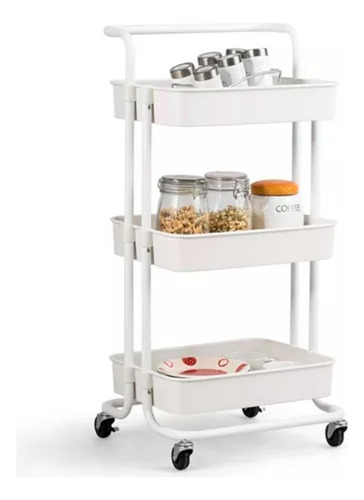 Carrito Organizador Con Ruedas Y Estantes Carro Cocina Baño