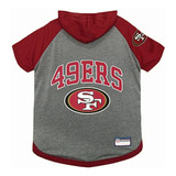 Pets First San Francisco 49ers Hoodie T-shirt, Large