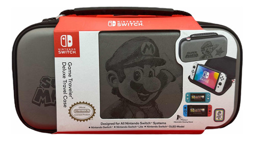 Estuche Viajero De Lujo Nintendo Switch Super Mario Nuevo