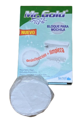 Desodorante Para Inodoro Bloque Mochila Desinfectante X 12 U