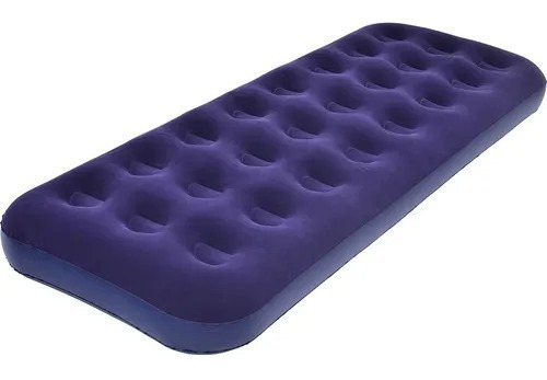 Colchão Inflável Avenli 20411  Cor Azul Hasta 100kg De  73cm X 191cm X 22cm