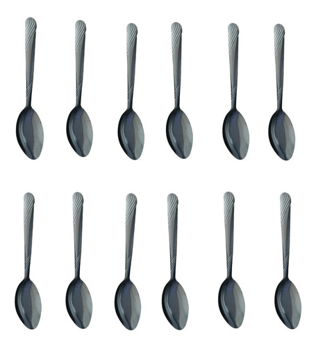 Cucharas Cubiertos Cocina X12 Unidades 