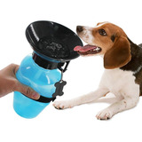 Bebedero Portátil Botella 500ml Para Mascotas Aqua Dog