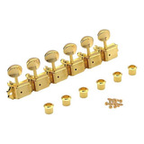 Tarraxa Gotoh 6 Em Linha Vintage Dourada (6 Unidades)