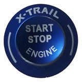 Embellecedor Botón Encendido Nissan X-trail 2015-2020 Azul