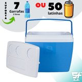 Caixa Termica Cooler Bebidas 34l Porta Copo 54latas Pequena
