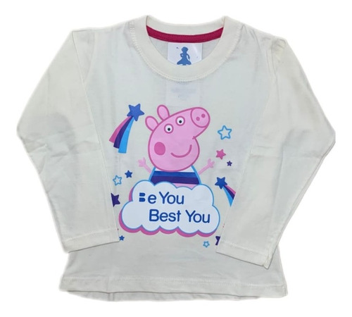 Remera Algodón De Personaje Minnie Skye Peppa Among Princesa